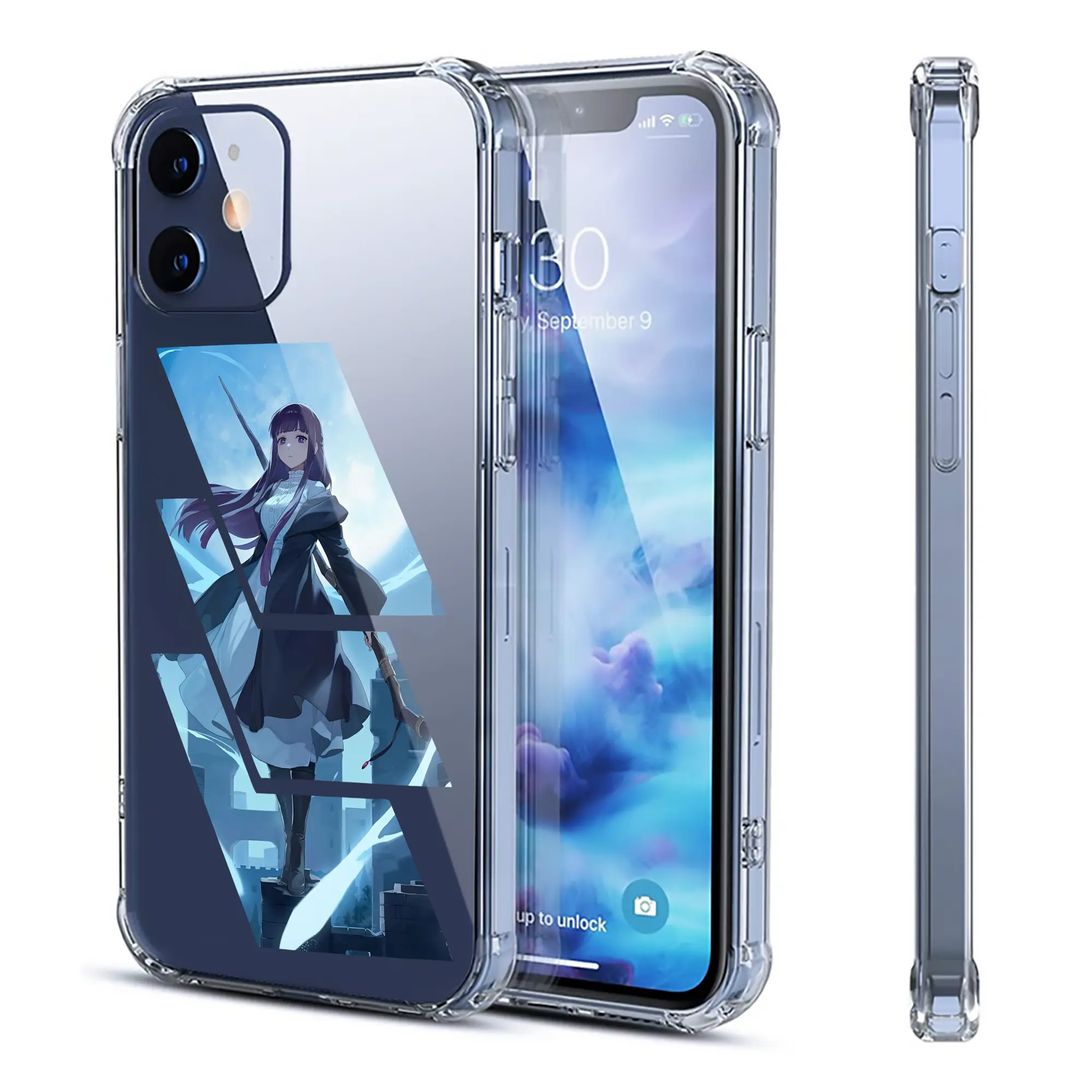 葬送のフリーレン（Frieren） グッズ,フェルン（Fern） - IPhone 12シリーズ対応 ・ 透明スマホケース ・ クリアソフトケース ・ TPU素材 ・ 耐衝撃 ・ 高密着 ・ 防汚 防指紋 ・ 簡単着脱